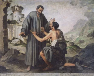 Fray Ginepero e il povero uomo
